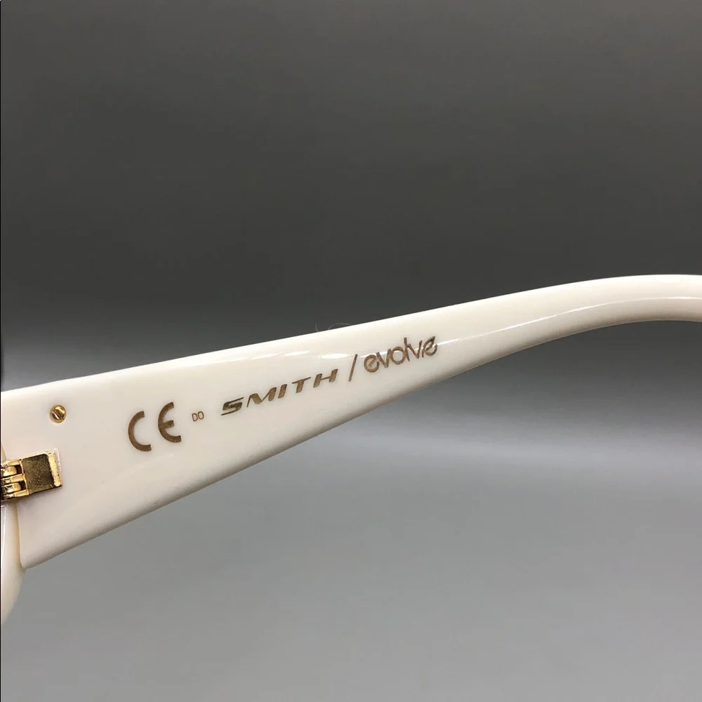 Smith Evolve Shorewood Ivory Frames Sunglasses Unisex WIDE FIT Polarized